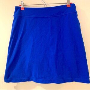 Athleta Medium Tall Sweet Sport Skort Blue full short Exc pickleball golf hike